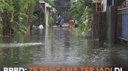 BPBD Bali Catat 76 Kejadian Bencana Akibat Cuaca Ekstrem, Banjir Dominasi Dampak di Kota Denpasar