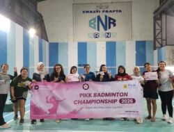 PLN Icon Plus Pererat Sinergi Internal Lewat Kompetisi Badminton Antar Pegawai Wanita