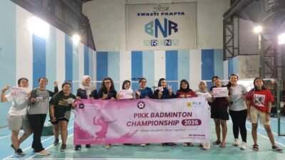 PLN Icon Plus Pererat Sinergi Internal Lewat Kompetisi Badminton Antar Pegawai Wanita